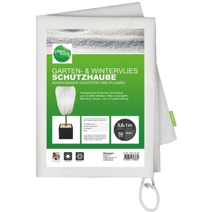 Pflanzwerk® Wintervlies Schutzhaube 2er Set Mit Kordelzug 50 G/m² - 80 X 100 Cm 3 Pflanzwerk® Wintervlies Schutzhaube 2er Set Mit Kordelzug 50 G/m² - 80 X 100 Cm