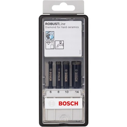 Bosch Diamantnassbohrer Diamond For Hard Ceramics Set 4-tlg. (6/8/10/14 Mm) 3 Bosch Diamantnassbohrer Diamond For Hard Ceramics Set 4-tlg. (6/8/10/14 Mm)