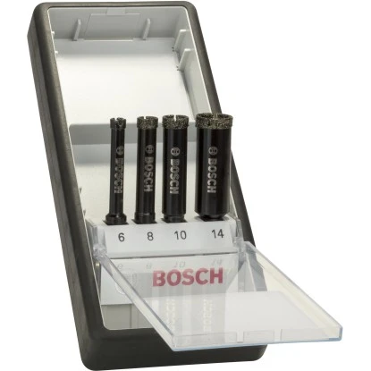 Bosch Diamantnassbohrer Diamond For Hard Ceramics Set 4-tlg. (6/8/10/14 Mm) 4 Bosch Diamantnassbohrer Diamond For Hard Ceramics Set 4-tlg. (6/8/10/14 Mm) – Bild 2