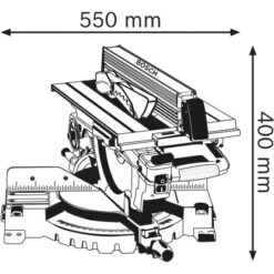 Bosch Professional Kombi-Säge GTM 12 JL Mit Kreissägeblatt 305 Mm -Gartengeräte Geschäft 210234 4928 4