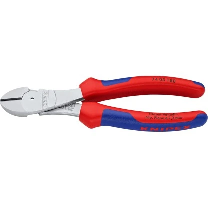 Knipex Kraft-Seitenschneider Verchromt Mit Mehrkomponenten-Hüllen 180 Mm 3 Knipex Kraft-Seitenschneider Verchromt Mit Mehrkomponenten-Hüllen 180 Mm
