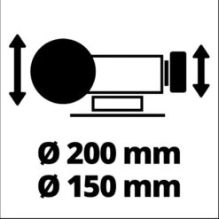 Einhell Nass-Trockenschleifer TC-WD 200/150 -Gartengeräte Geschäft 350839 2171 8