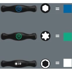 Wera Schraubendrehersatz Quergriff TX Mit Haltefunktion 7-teilig -Gartengeräte Geschäft 370555 2110 9