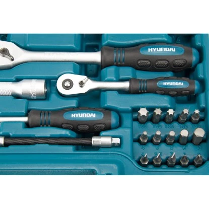 Hyundai Werkzeugset K70 CrV-Stahl 70-teilig 8 Hyundai Werkzeugset K70 CrV-Stahl 70-teilig – Bild 6