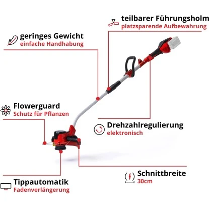 Einhell Power X-Change Akku-Rasentrimmer GE-CT 36/30 Li E-Solo 5 Einhell Power X-Change Akku-Rasentrimmer GE-CT 36/30 Li E-Solo – Bild 3