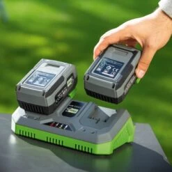 LUX 20 V Doppel-Schnellladegerät 1 PowerSystem -Gartengeräte Geschäft 4007871960552 A 01