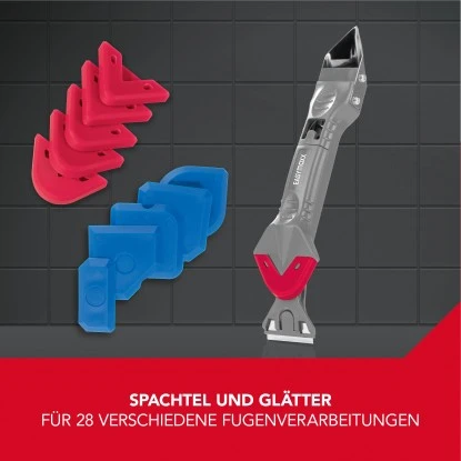 Easymaxx Silikonentferner 5 In 1 Set Grau-Rot 6 Easymaxx Silikonentferner 5 In 1 Set Grau-Rot – Bild 4