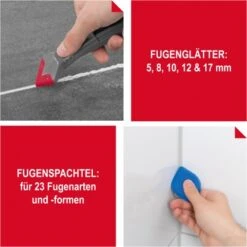 Easymaxx Silikonentferner 5 In 1 Set Grau-Rot 26 Easymaxx Silikonentferner 5 In 1 Set Grau-Rot -Gartengeräte Geschäft 4052926052935 4257 A 04