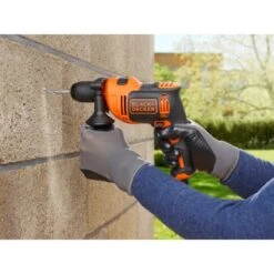 Black & Decker Black+Decker 710 W Schlagbohrmaschine BEH710K Inkl. Zubehör & Koffer -Gartengeräte Geschäft 439262 2012 2