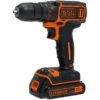 Black & Decker Black+Decker 18 V Akku-Bohrschrauber BDCDC18B-QW Inkl. 1,5 Ah Akkus