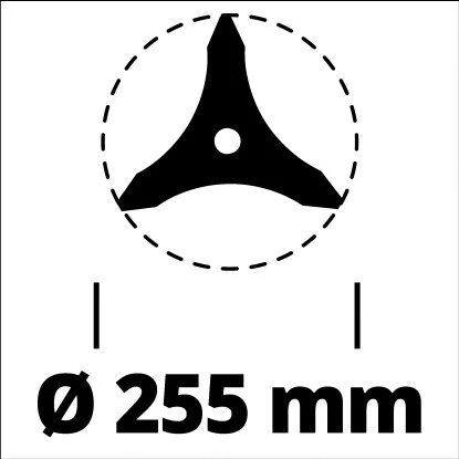 Einhell Dickichtmesser 255 Für Sensen 5 Einhell Dickichtmesser 255 Für Sensen – Bild 3