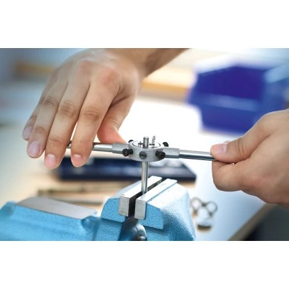 LUX Schneideisen Set Stahl M4 - M10 Comfort 4 LUX Schneideisen Set Stahl M4 - M10 Comfort – Bild 2