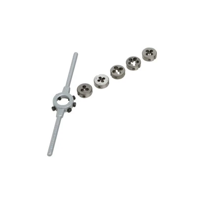 LUX Schneideisen Set Stahl M4 - M10 Comfort 3 LUX Schneideisen Set Stahl M4 - M10 Comfort