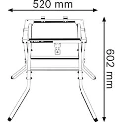Bosch Professional Transport- Und Arbeitstisch GTA 600 -Gartengeräte Geschäft 56773 4722 lv6148112gta600