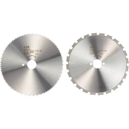 LUX Kreissägeblatt-Set Holz Ø 210 Mm 2-teilig 3 LUX Kreissägeblatt-Set Holz Ø 210 Mm 2-teilig