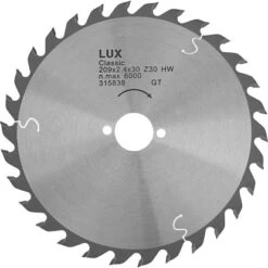 LUX HM-Kappsägeblatt Holz Ø 209 Mm 30 Zähne