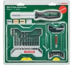 Bosch Mini X-Line Bit-Set 41-teilig Inkl. Bithalter-Schraubendreher -Gartengeräte Geschäft 610788 3058 4