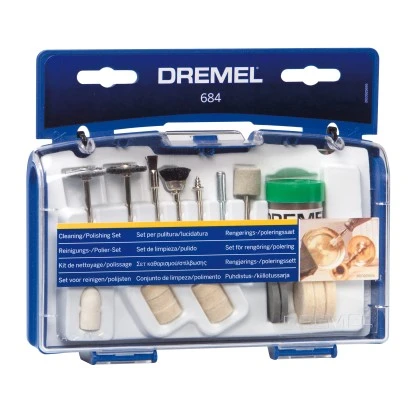 Dremel Zubehörsatz Reinigen / Polieren 684 3 Dremel Zubehörsatz Reinigen / Polieren 684
