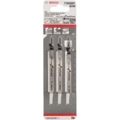 Bosch Stichsägeblatt Pro T 308 BF Extra-Clean For Hard Wood 3 Stück -Gartengeräte Geschäft 678000 3058 2