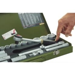 Proxxon Steckschlüsselsatz Komplett-Set 1/4" Und 1/2" 56-teilig -Gartengeräte Geschäft 6804199 A 02