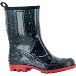 Blackfox Halbstiefel Brenna Schwarz-Rot Gr. 38