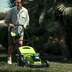 Greenworks Akku-Rasenmäher G40LM41K4 KIT 40V -Gartengeräte Geschäft 6952909025865 2705 A 08