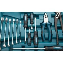 Hyundai Werkzeugset K56 CrV-Stahl 56-teilig 15 Hyundai Werkzeugset K56 CrV-Stahl 56-teilig -Gartengeräte Geschäft 6 praktisch zusammengesetz