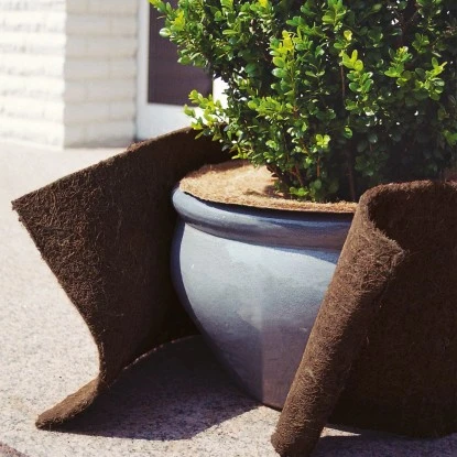 Winterschutz Kokosmatte Dunkelbraun 50 Cm X 150 Cm 4 Winterschutz Kokosmatte Dunkelbraun 50 Cm X 150 Cm – Bild 2