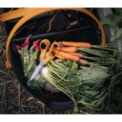 Fiskars Erntekorb Plus Schwarz-Orange -Gartengeräte Geschäft 7343403 AB01