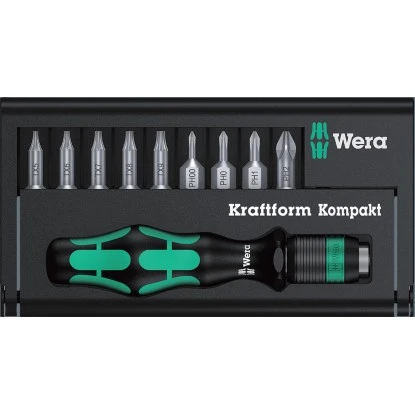 Wera Bit-Set Kraftform Kompakt 12 PH Innen-TX 10-teilig 4 Wera Bit-Set Kraftform Kompakt 12 PH Innen-TX 10-teilig – Bild 2