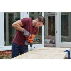 Black & Decker Black+Decker 500 W Schlagbohrmaschine BEH200K Inkl. Tiefenanschlag Mit Koffer -Gartengeräte Geschäft 760746 2012 BEH200KQS 05