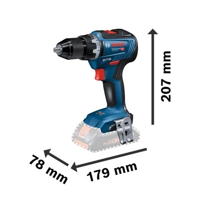 Bosch Professional Akku-Bohrschrauber GSR 18V-55 Inkl. 2 Akkus, Zubehör & L-Boxx 5 Bosch Professional Akku-Bohrschrauber GSR 18V-55 Inkl. 2 Akkus, Zubehör & L-Boxx – Bild 3