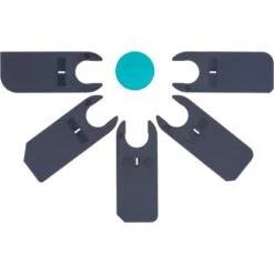 Wolfcraft Fugenglätter Fächer-Set 5-teilig Für Silikon Und Acryl