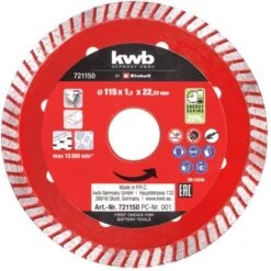 Kwb By Einhell Diamant-Trennscheibe Dünn 115 X 1,2 Mm