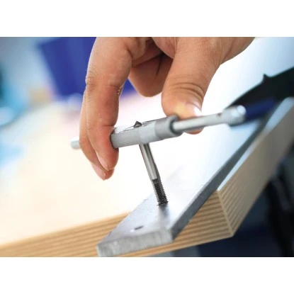 LUX Gewindebohrer-Set Comfort M4 - M10 6-teilig 3 LUX Gewindebohrer-Set Comfort M4 - M10 6-teilig – Bild 2