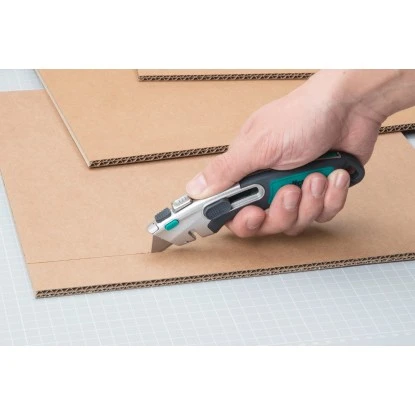 Wolfcraft Profi-Dual-Sicherheitsmesser Mit Trapezklinge 4 Wolfcraft Profi-Dual-Sicherheitsmesser Mit Trapezklinge – Bild 2