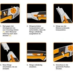 Fiskars Abbrechklingenmesser CarbonMax18 Mm 11 Fiskars Abbrechklingenmesser CarbonMax18 Mm -Gartengeräte Geschäft 995720 4905 05