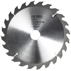 LUX HM Kreissägeblatt Ø 210 Mm
