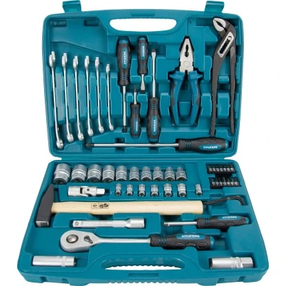 Hyundai Werkzeugset K56 CrV-Stahl 56-teilig 4 Hyundai Werkzeugset K56 CrV-Stahl 56-teilig – Bild 2