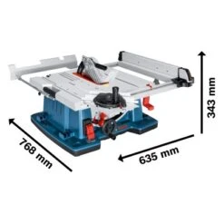 Bosch Professional Tischkreissäge GTS 10 XC 2.000 W Mit Kreissägeblatt Ø 254 Mm -Gartengeräte Geschäft gts 10 xc dyn dimension 2