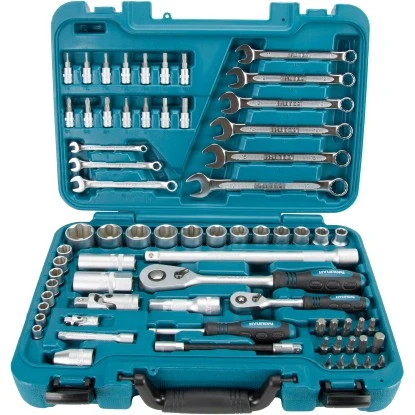 Hyundai Werkzeugset K70 CrV-Stahl 70-teilig 4 Hyundai Werkzeugset K70 CrV-Stahl 70-teilig – Bild 2