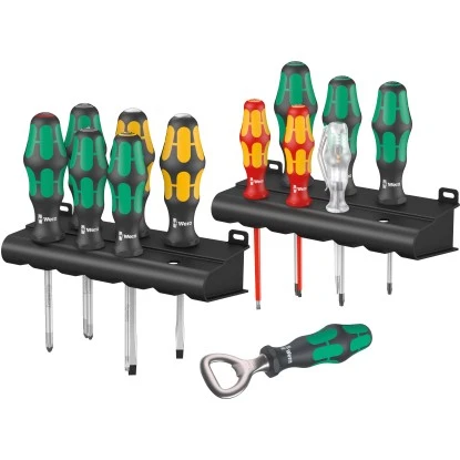 Wera Schraubendrehersatz Kraftform XXL 12-teilig Inkl. Kapselöffner 3 Wera Schraubendrehersatz Kraftform XXL 12-teilig Inkl. Kapselöffner