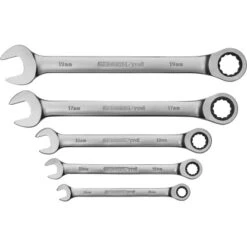 Gedore Ringratschen-Maulschlüssel Satz R07105005 8 Mm - 19 Mm 5-teilig