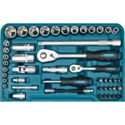 Hyundai Werkzeugset K70 CrV-Stahl 70-teilig 12 Hyundai Werkzeugset K70 CrV-Stahl 70-teilig -Gartengeräte Geschäft set k70 aus chrom vanadium